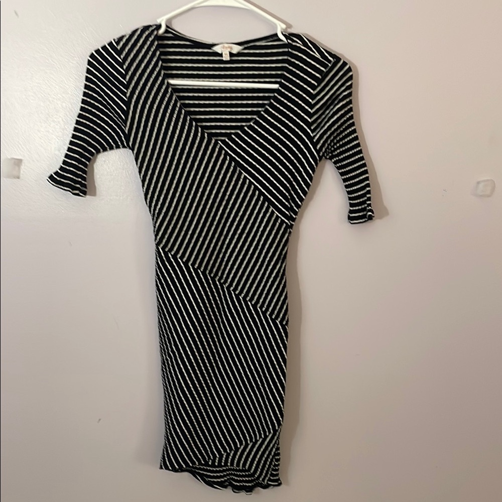 Candie's Black and White Mini Dress